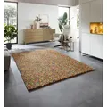 Theko Filzteppich, Mehrfarbig, Textil, Abstrakt, Rechteckig, 40x60 cm, für Fußbodenheizung geeignet, Teppiche & Böden, Teppiche, Naturteppiche