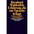 Suhrkamp Erfahrung, die zur Sprache drängt (Deutsch, Bernhard Waldenfels, 2019) (14383974)