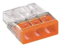 Heidemann Wagoklemme 3 x 0,5 - 2,5 qmm orange - 30226