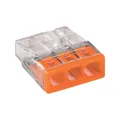 WAGO Wagoklemme 3x0,5-2,5qmm orange