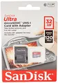 SanDisk Ultra 32GB microSDHC Memory Card + SD Adapter with A1 App Performance Up to 120MB/s, Class 10, UHS-I