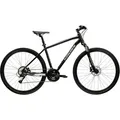 Kross Crossrad Evado 4.0, 18 Gang Shimano ACERA M3020 Schaltwerk, Kettenschaltung schwarz 58 cm