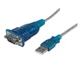 StarTech.com USB auf Seriell Adapterkabel - USB 2.0 zu RS232 / DB9 Schnittstellen Konverter