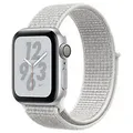 Apple Watch Nike+ Series 4 40 mm Aluminiumgehäuse silber am Nike Sport Loop summit white [Wi-Fi]