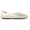 Pikolinos für Damen. 578-4976 Jerez Ballettschuhe aus weißem Leder (41), Wohnung, Keine, Klassisch