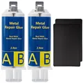 Metallkleber Extra Stark Flüssigmetall Hitzebeständig Reparatur 160g