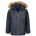 Geographical Norway Winterjacke Herren Winterjacke Parka mit Kapuze H-356 M