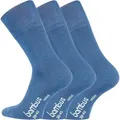 TippTexx 24 Socken 12 Paar Bambussocken, weiche Wellness-Socken mit Antiloch-Garantie blau 47-50