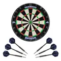 Shogun Dartscheibe Set | Endurance Round Wire Sisal Dartscheibe Set inkl 2 Se...