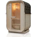 Artsauna Fasssauna, Natur, Holz, 128x194x120 cm, Freizeit, Wellness, Sauna