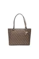 GUESS Damen Noelle Bag, Latte Logo/Braun