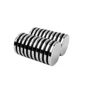 Strong Magnets Neodym Magnet - Rund 25 x 3 mm - 3 Stück - Extra stark, hält bis 4,8kg - Für Magnettafel, Kühlschrank, Whiteboard, Pinnwand, Büro