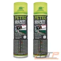 2x PETEC 500ml SEILFETT DRAHTSEILFETT ZAHNRADFETT KETTEN HOHLRAUMVERSIEGELUNG