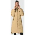 Marikoo Winterjacke Benikoo langer Winter Mantel gesteppt beige|braun XXL (44)