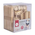 Bastelbox Holz Holzperlen Bastelset Kinder Bastelhölzer Wäscheklammern Holzkugel