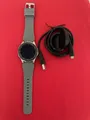 Samsung Galaxy Watch 46mm SM-R805 LTE Edelstahlgehäuse Silber Armband Grau Guter