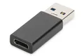 DIGITUS USB 3.0 HighSpeed-Adapter Typ USB-C/USB-A Stecker/Buchse schwarz