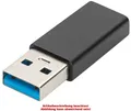 DIGITUS USB Type-C Adapter, USB A - USB-C, schwarz