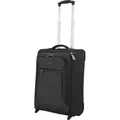 Leichter Bordgepäck Koffer 54 cm Weicher Stoff Rollen Trolley Schwarz Bowatex - Schwarz