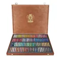 Schmincke – Pastell, Set mit 100 Farben, 77 100 097, Holzkasten mit 100 Pastellstiften, handgefertigte Pastelle, brillante, samtmatte, höchste lichtechte Farbtöne