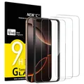 NEW'C 3 Stück für iPhone 17, 17 Pro, 17/17 Pro/16 Pro 6,3 Zoll, Transparent 