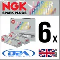 6x NGK IZFR6P7 (97153) LASER IRIDIUM Zuendkerze