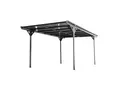 Westmann Aluminium Flachdach Carport Helsinki 15 m² anthrazit inkl. Regenrinne