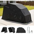VEVOR Motorrad Zeltgarage, Motorrad Abdeckplane 3460x1375x1900 mm, Motorradgarage mit Sicherheitsschloss, 600D Oxford-Klappzelt, Allwetter-Motorrad...