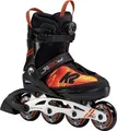 K2 Skates SK8 HERO BOA ALU Inline Skates Jungen schwarz - orange Größe EU: 32 - 37