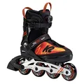 K2 Skates Jungen Inline Skates SK8 Hero BOA ALU, Black - orange, 30F0118.1.1.M