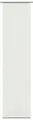 Gardinia 30215 Flächenvorhang Natur-Optik inklusiv Aluminium Unterprofil, von unten einkürzbar, 60 x 245 cm, weiß