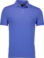 Tommy Hilfiger Polo blau einfarbig Baumwolle normale Passform