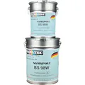 2K Epoxidharz DIY Bodenbeschichtung Bodenfarbe Bodenversiegelung matt und rutschhemmend für Garage, Werkstatt, Halle, Industrie & Wohnraum SamaPoxy BS98W 1Kg / ca. 5m² (RAL 7015 Schiefergrau)