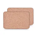 Zeller 02300 Untersetzer-Set, 2-tlg., Kork 30x20, Korkuntersetzer