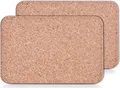ZELLER Kork-Topfmatten-Set 2tlg. rechteckig, 30 × 20cm, 2 Stk