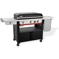 Slate GPSB Premium Plancha, 76cm, Gasgrill Mit Seitenbrenner