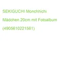 SEKIGUCHI Monchhichi Plüschfigur Mädchen mit Fotoalbum rot/braun 20cm (490561022