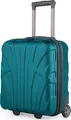 Suitline - Handgepäck 45x36x20 cm kleiner Koffer EasyJet Underseat Trolley, Kabinenkoffer 45cm Freigepäck Flugzeug Unter-Sitz Pilotentrolley 30 Liter ,Aquagrün