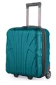 suitline - Kleiner Koffer 45x36x20 cm, Easyjet Freigepäck Underseat Handgepäck, Bordgepäck Trolley leicht, 30 Liter, ABS Hartschale, Aquagrün