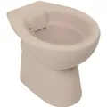 Calmwaters Stand-WC Spülrandlos Abgang Waagerecht Tiefspüler Beige-Bahamabeige 07AB6143
