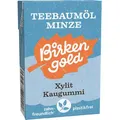 Birkengold Kaugummis Natur, Teebaumöl & Minze, zur Zahnpflege, zuckerfrei, Schachtel mit 20 Dragees