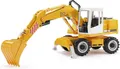 Bruder Liebherr Schaufelbagger, funktionsfähiger Baggerarm, drehbares Fahrerhaus