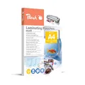 Peach Laminierfolien A4-125 mic - 100 pouches - matt - beschreibbar - Premiumqualität für beste Laminierergebnisse - kompatibel mit Geräten aller Markenhersteller - S-PP525-22