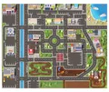SkippiDoo Kinder Spielteppich Straße & Auto (200x160 cm) - abwaschbar, rutschfest & OEKOTEX-zertifziert - Teppich Jungen & Mädchen Kinderzimmer - Kinderteppich, Autoteppich, Straßenteppich