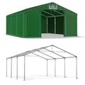 Lagerzelt 4x6 PVC Zelthalle Weidezelt Zeltgarage Wasserdicht Zelt 6x4 Grün NEU S