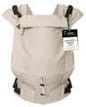 Hoppediz Primeo Babytrage für Neugeborene – Ergonomische Babytrage aus 100% kbA Baumwolle – Bauchtrage, Hüfttrage & Rückentrage – Einfache Babytrage ab Geburt (Djerba)