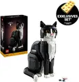 LEGO® Schwarz-weiße Katze (21349), LEGO Ideas Konstruktionsspielsteine, (1710 St), Exklusives Set, Made in Europe