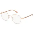 Polaroid PLD D474/G Unisex-Brille inkl. Gläser Vollrand Mehreckig Metall-Gestell 50mm/19mm/145mm, gold