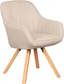 Esszimmerstuhl Matera beige drehbar -