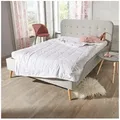 TRAUMSCHLAF Naturfaserbettdecke Kokon, Füllung: 100% Seide, Bezug: Baumwolle, ideale Sommerdecke für die warmen Monate weiß 200 cm x 220 cm